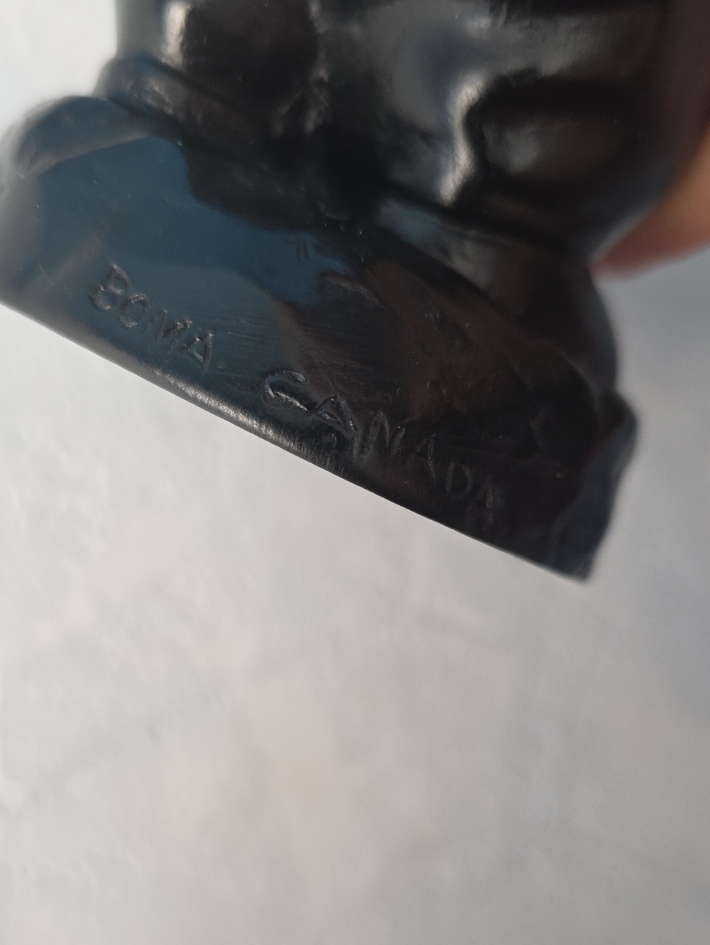 Boma Black Inuit Art Sculpture - Picture 4 of 5